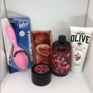 Korres lotion & Wen hair care bundle